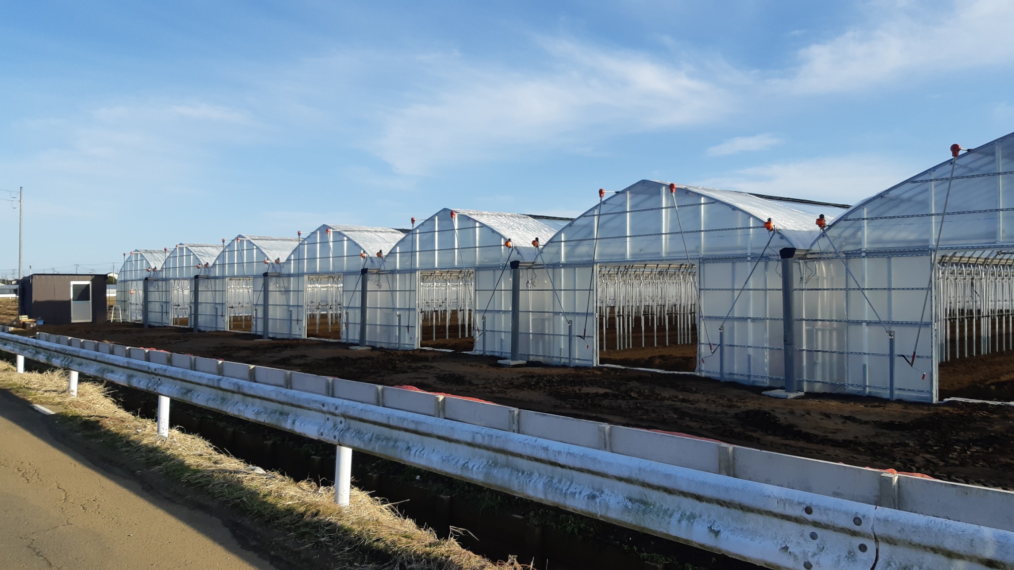 ビニールハウス施工